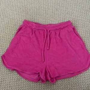 Edikted terry cloth shorts